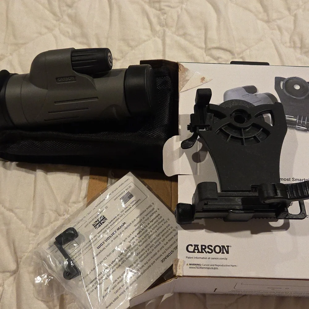 Carson Monopix Monocular with Smartphone Adapter NIB